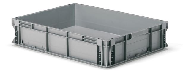 Caisse plastique 800x600 Ath?na grise 69 litres