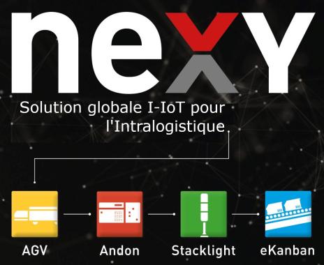 Ecosystème I-IoT global pour l'Intralogistique : NEXY