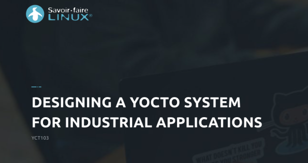 Formation : Concevoir un système industriel Linux avec Yocto