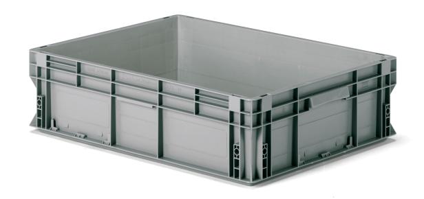 Caisse plastique Ath?na 800x600 grise 90 litres