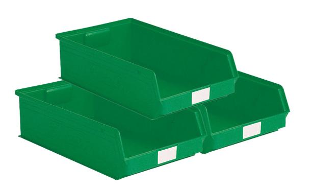 Lot de 14 bacs ? bec plastique 20L vert