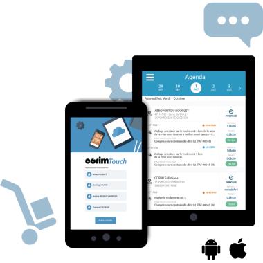 CORIM Touch, restez connecté à votre GMAO sur le terrain.