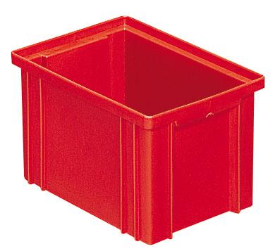 Caisse plastique 3.6 litres rouge