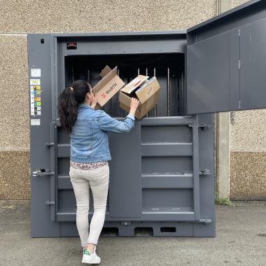 Presse à balles V505LH AUTO - Jusqu'à 550 kilos de déchets compactés