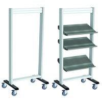 LEANPOST 650 INOX l 757 x P 560 x H 1600 mm sur roulettes