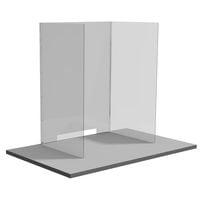 Paroi de protection poste de travail 680 x 880 x 500 mm