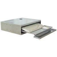 Tiroir clavier INOX pour INFOPOST INOX l 556 x P 450 x H 126 mm pour INFOPOST INOX