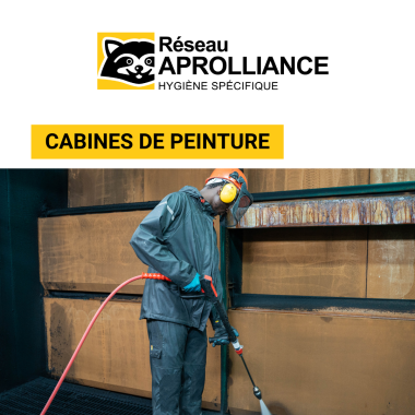 Nettoyage de cabine peinture - Aprolliance Hygiène Spécifique